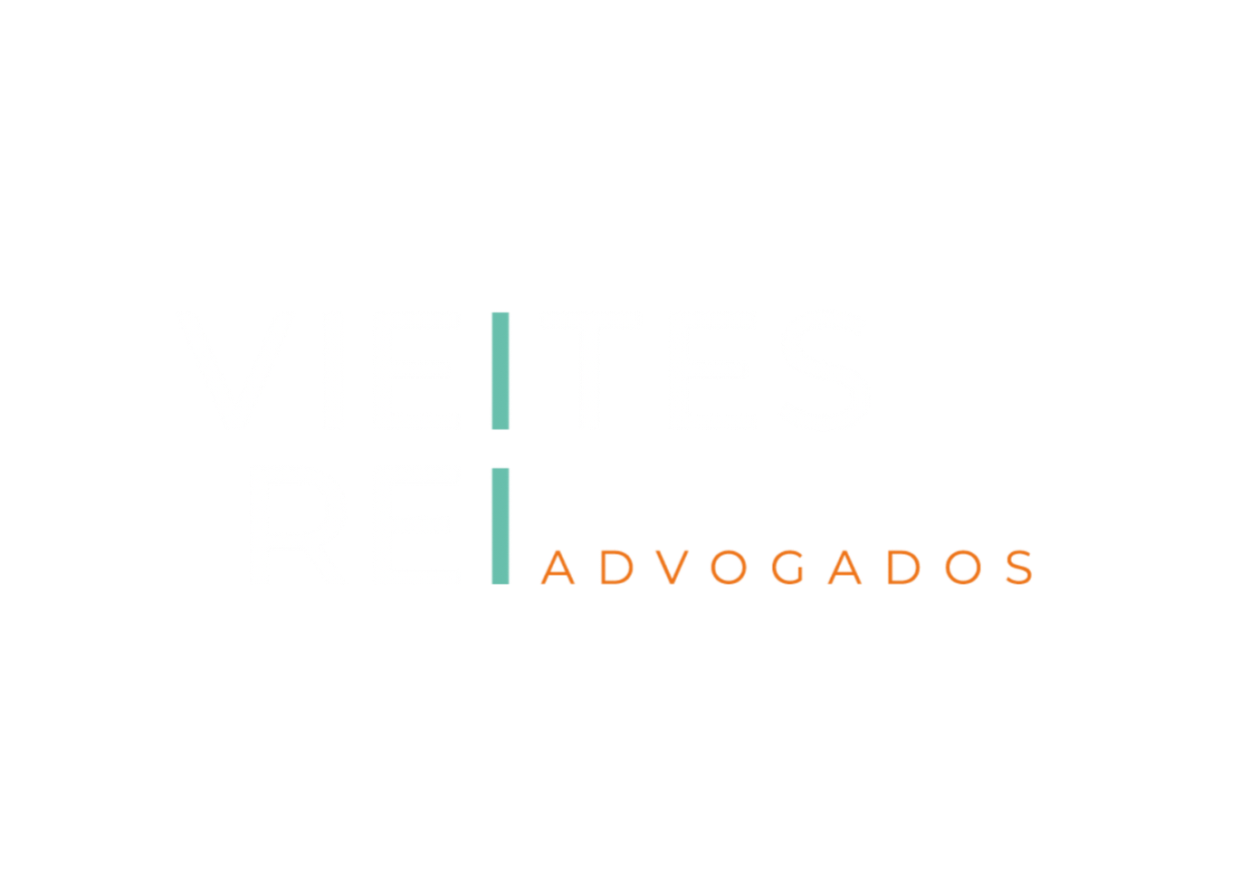 logo da Vieites Rei Advogados na cor branca